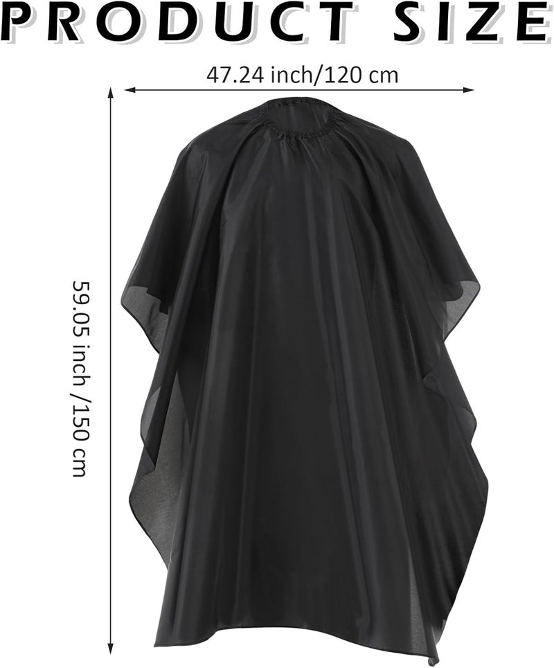 Foaincore 12 Pcs Shampoo Capes for Salons Waterproof Barber Capes for Hair Stylist 59" x 47" with Adjustable Snap Closure - Image 2